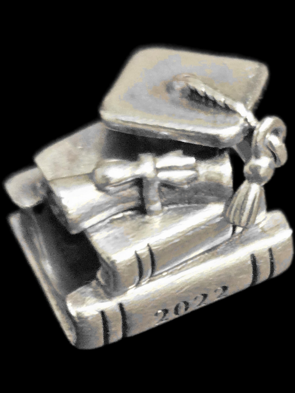 Pandora Graduation Cap & Books Silver Charm - 2022